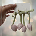 Long Tulip Earrings