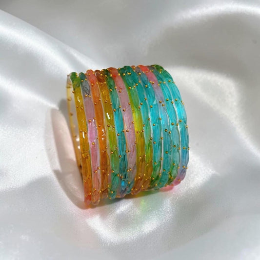 Multicolour Glass Bangle